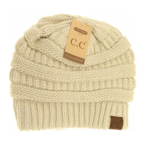 C.C Classic Fuzzy Lined Beanie