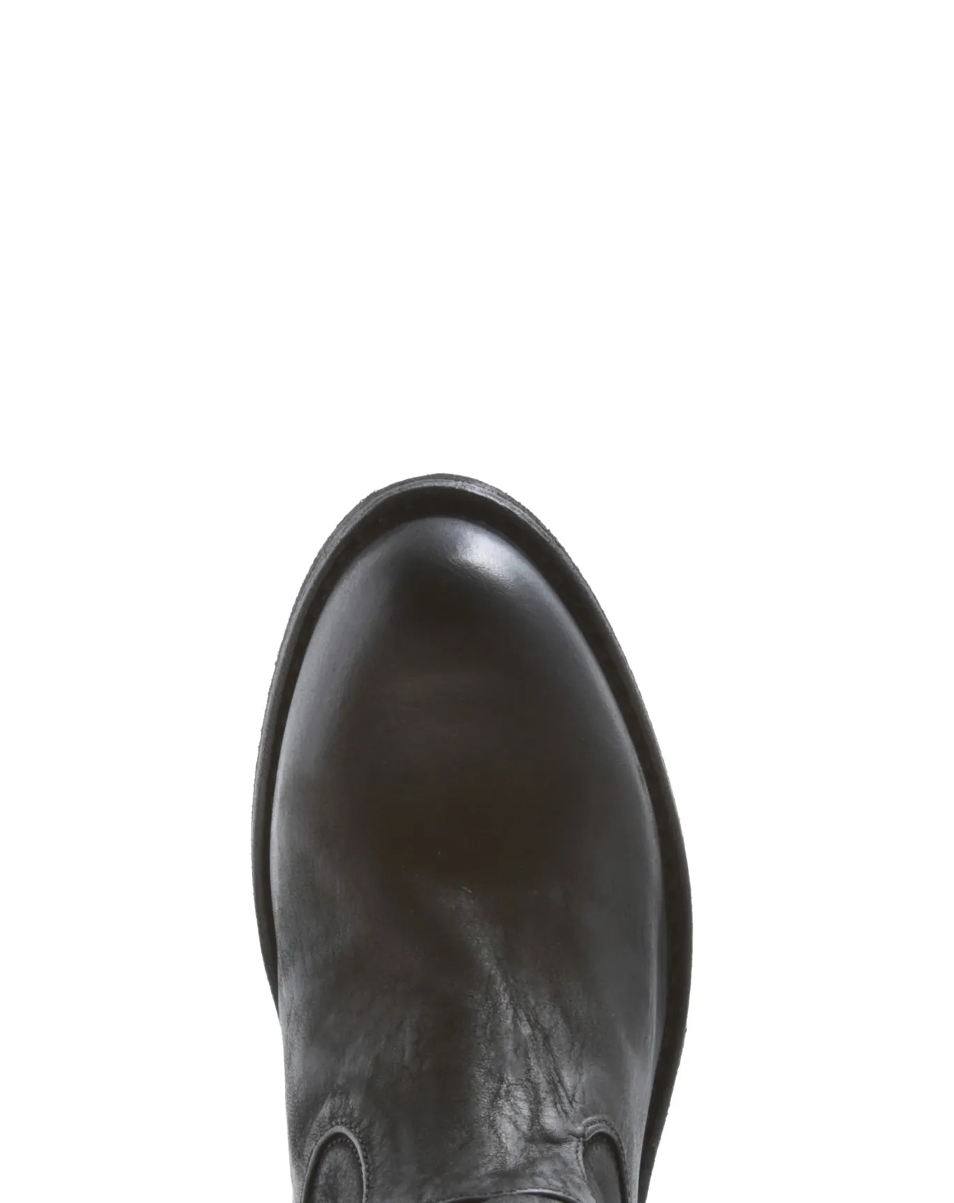 CENYS Black Leather Boots