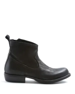 CENYS Black Leather Boots