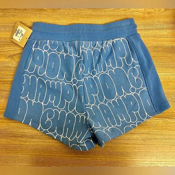 Champion NWT Reverse Weave Bubble Spell Out High Rise Shorts - Size S