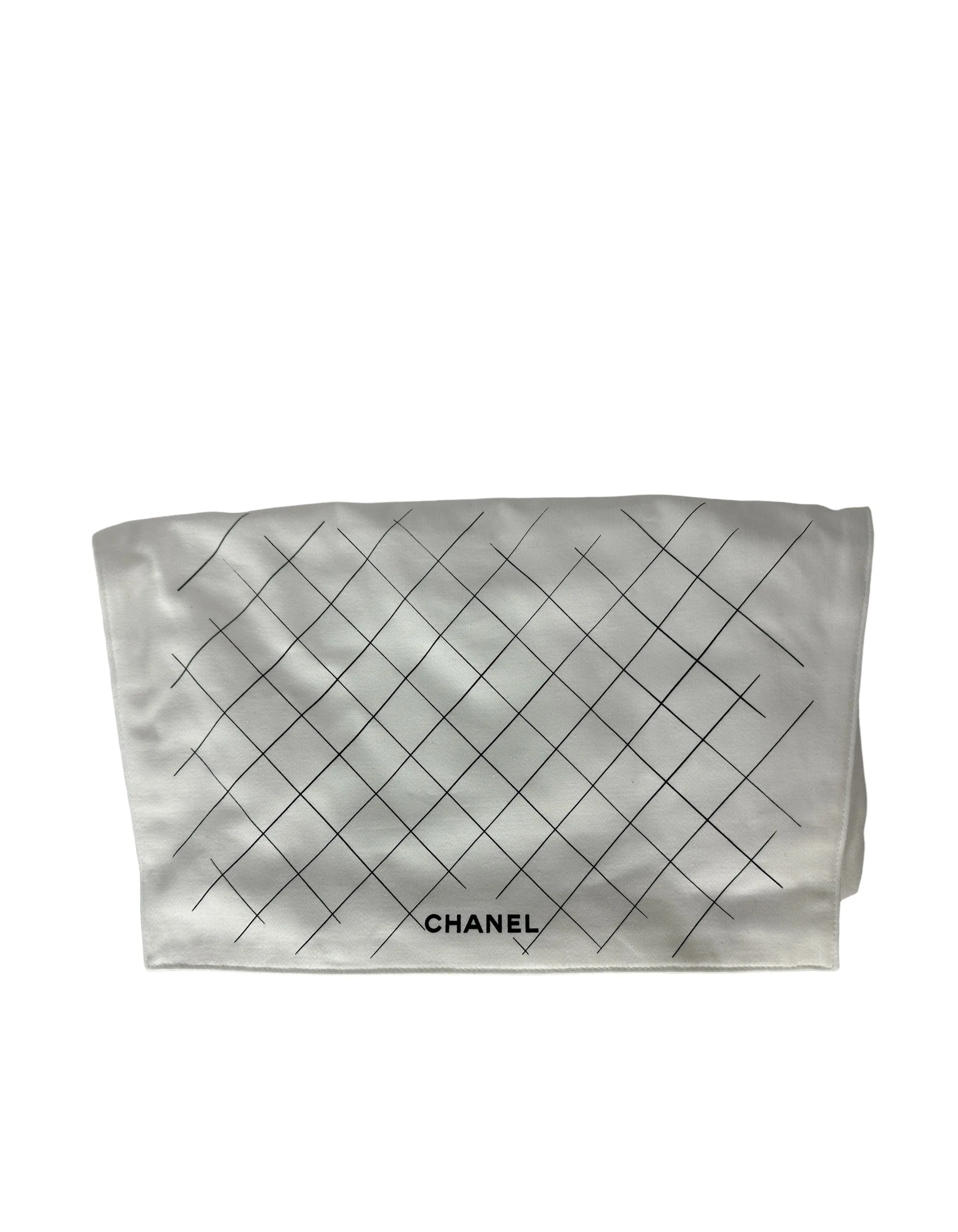 Chanel Black Lambskin Leather Quilted Large 19 Bag