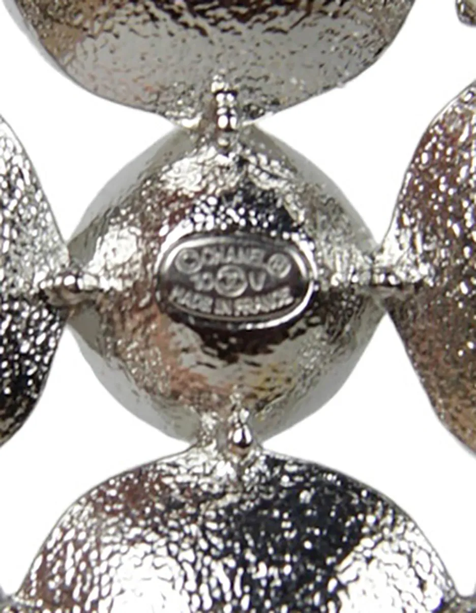 Chanel Strass Crystal Maltese CC Brooch
