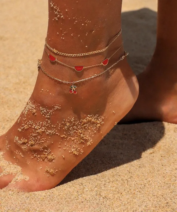 CHERRY ANKLET