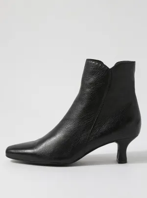 Cheza Ankle Boots -  Black Leather