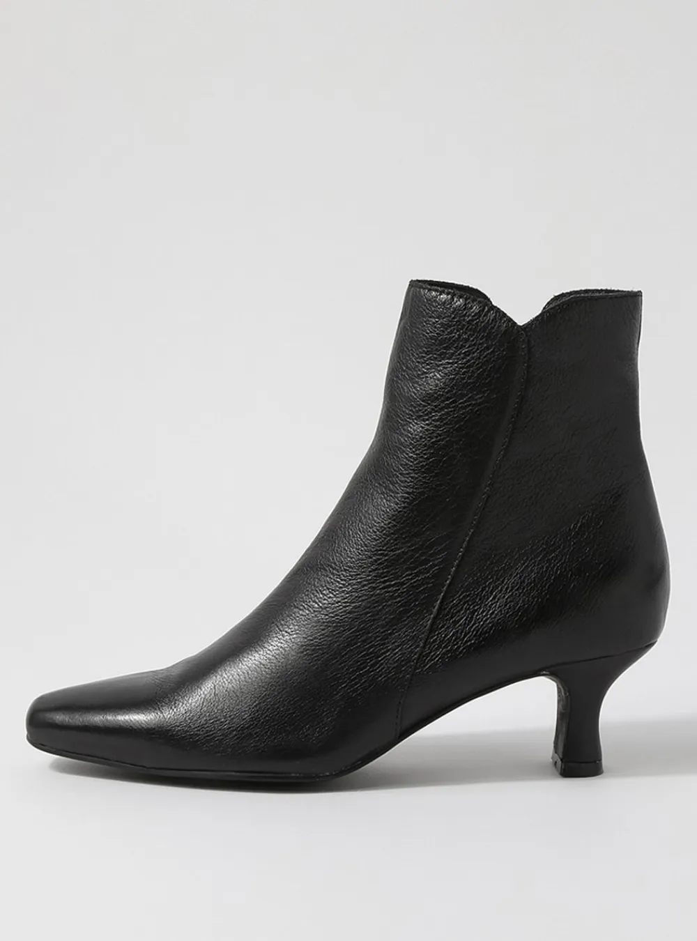 Cheza Ankle Boots -  Black Leather