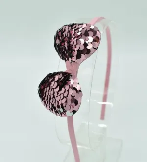Children's Bow Hair Band Children's Color Fish Scale Hair Band Color Baby Hair Band Hair Accessories
