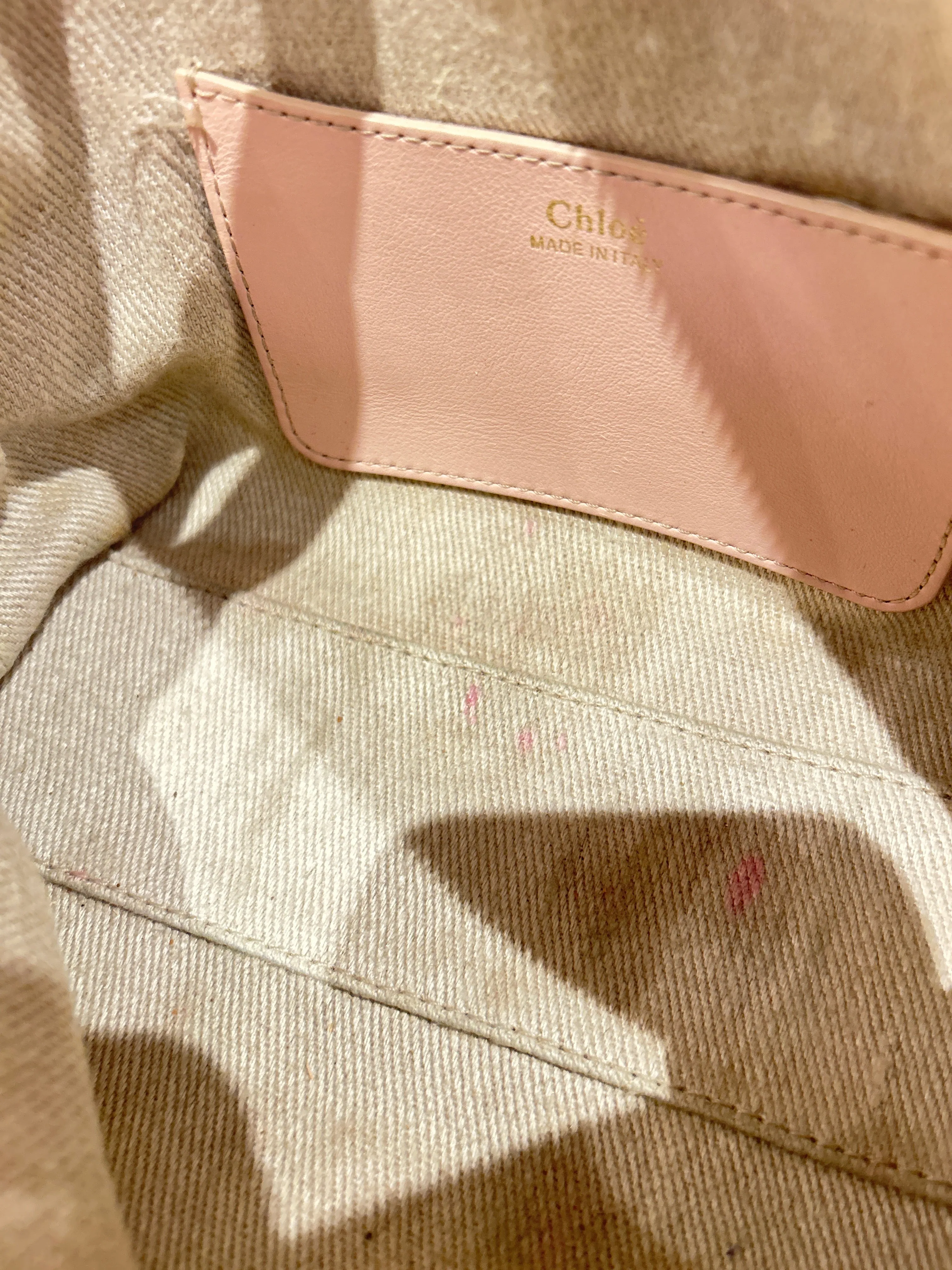 Chloé Bag, Blush Pink Calfskin Mini Judy Crossbody