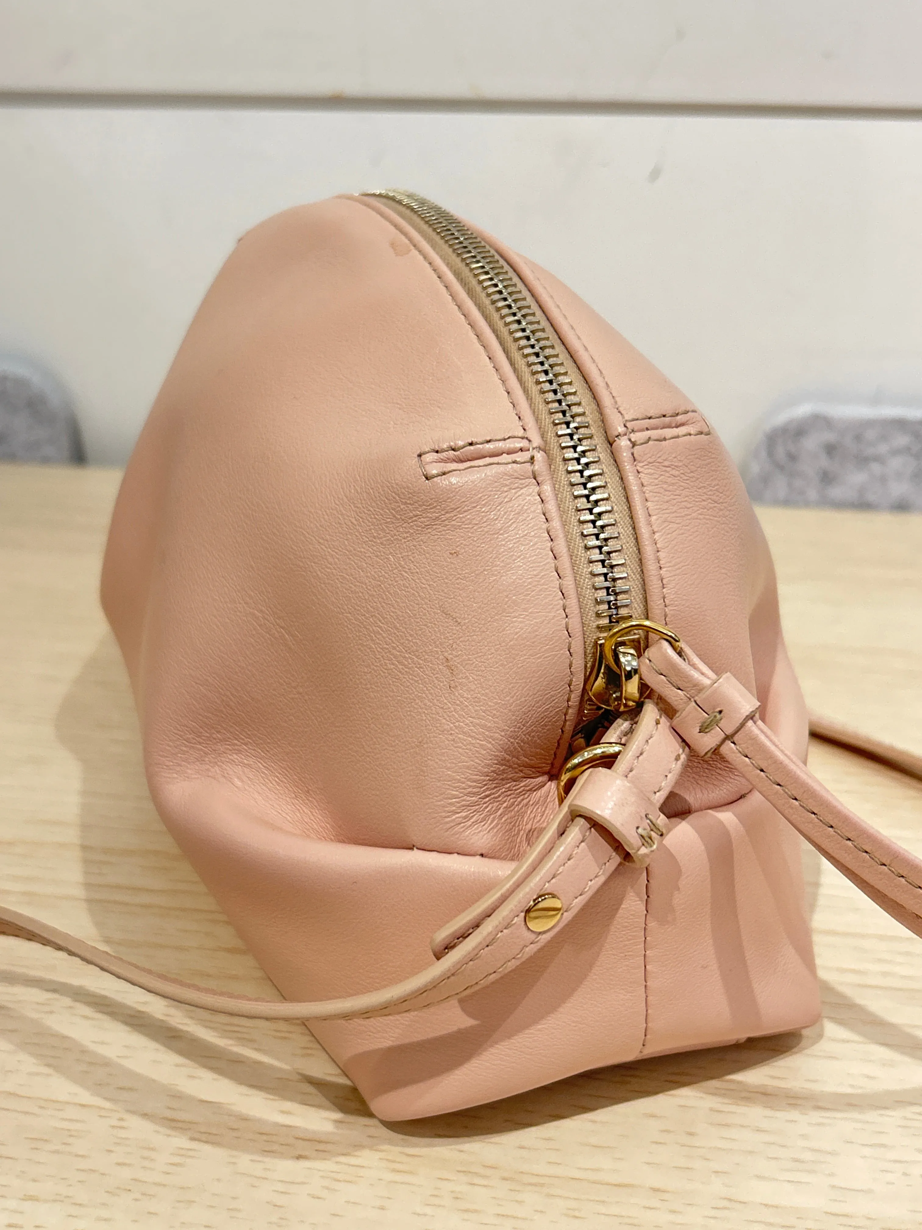 Chloé Bag, Blush Pink Calfskin Mini Judy Crossbody