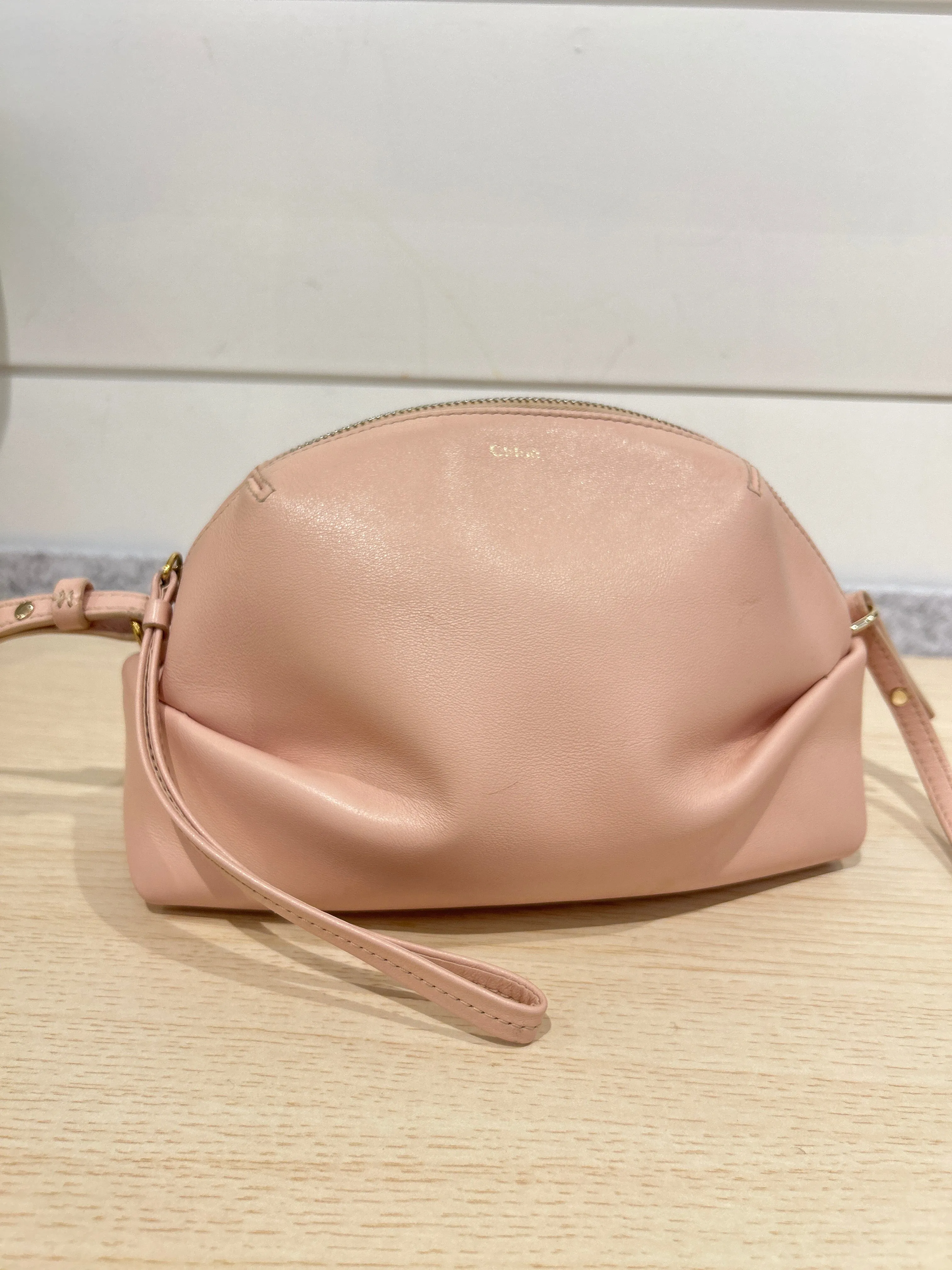 Chloé Bag, Blush Pink Calfskin Mini Judy Crossbody