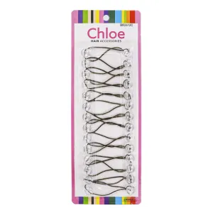 CHLOE 12mm Twin Beads Ponytailers (14pcs)