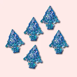 Christmas Trees - 5 pair set