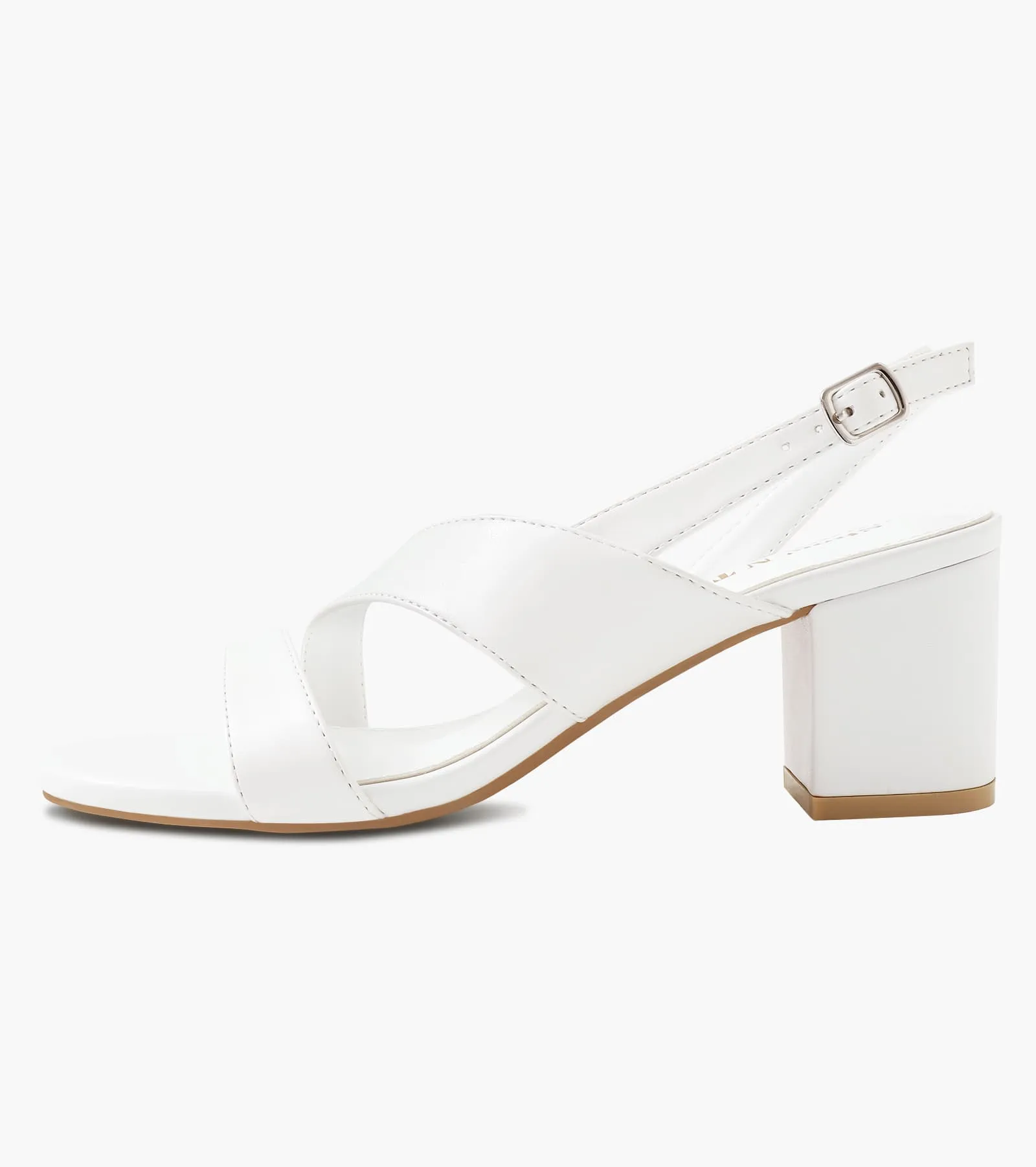 Chunky Block Mid Heels