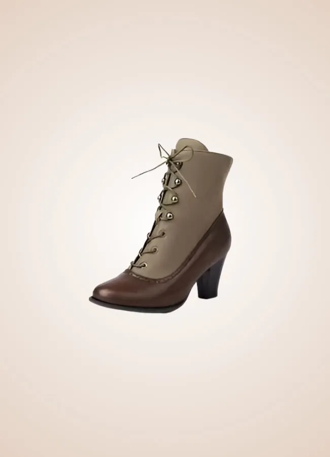 Chunky Heel Steampunk Boots