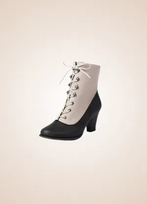 Chunky Heel Steampunk Boots