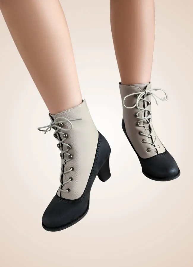 Chunky Heel Steampunk Boots