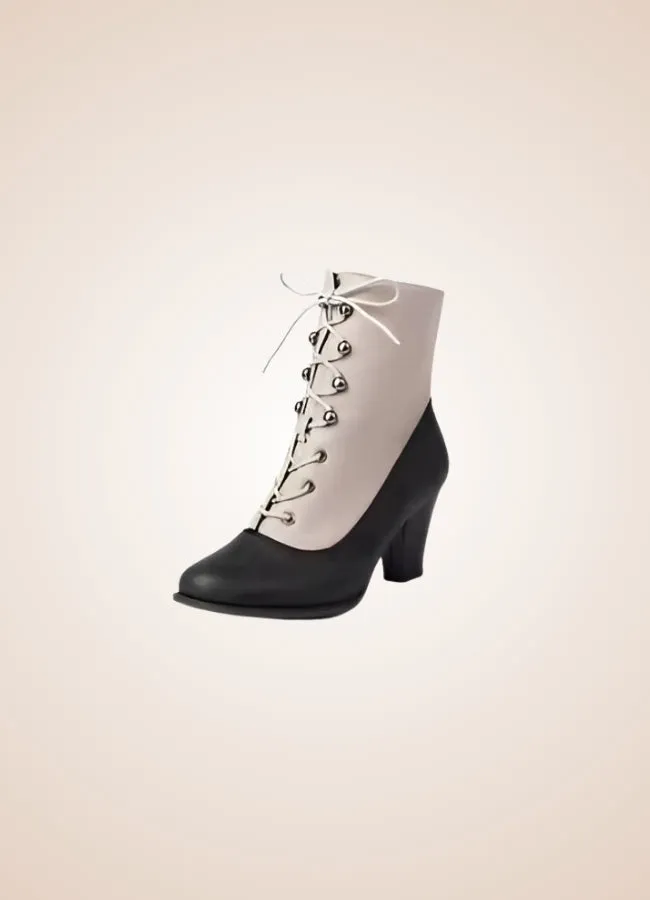 Chunky Heel Steampunk Boots