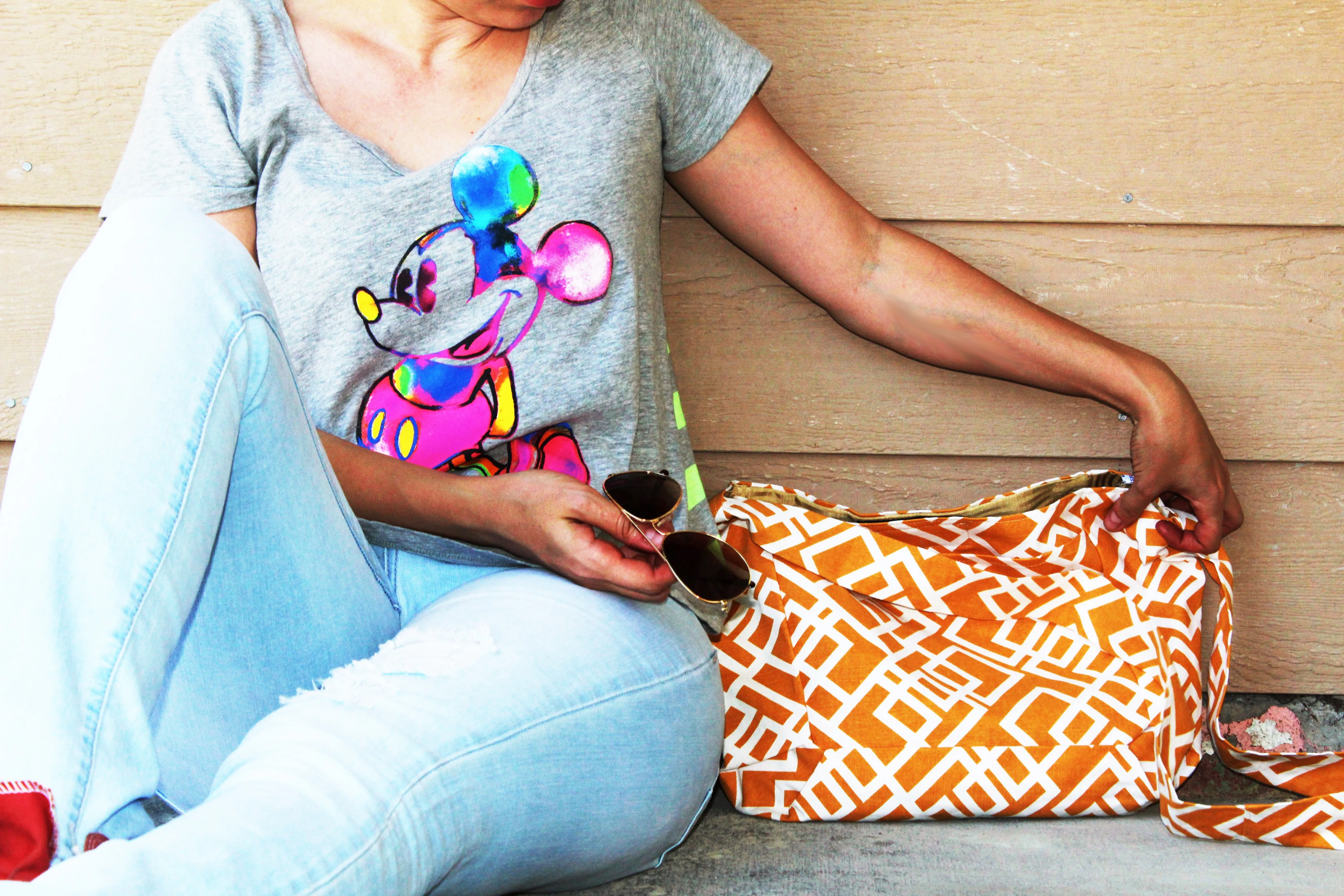 Citrusy Vibrant Tote Bag Perefectly Multipurposed!