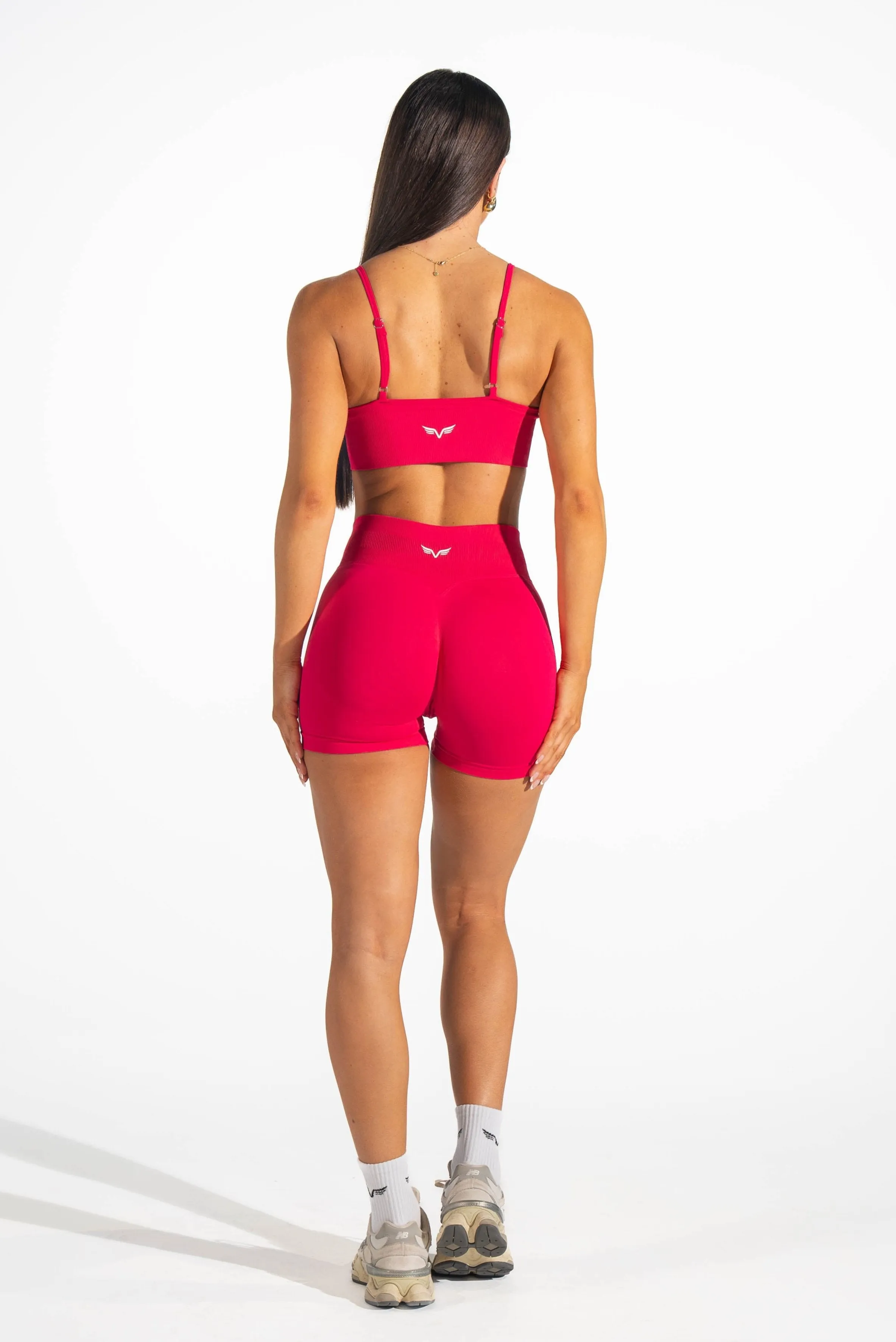 Club Athletica  Flex Seamless Shorts 2.0 Apple Red