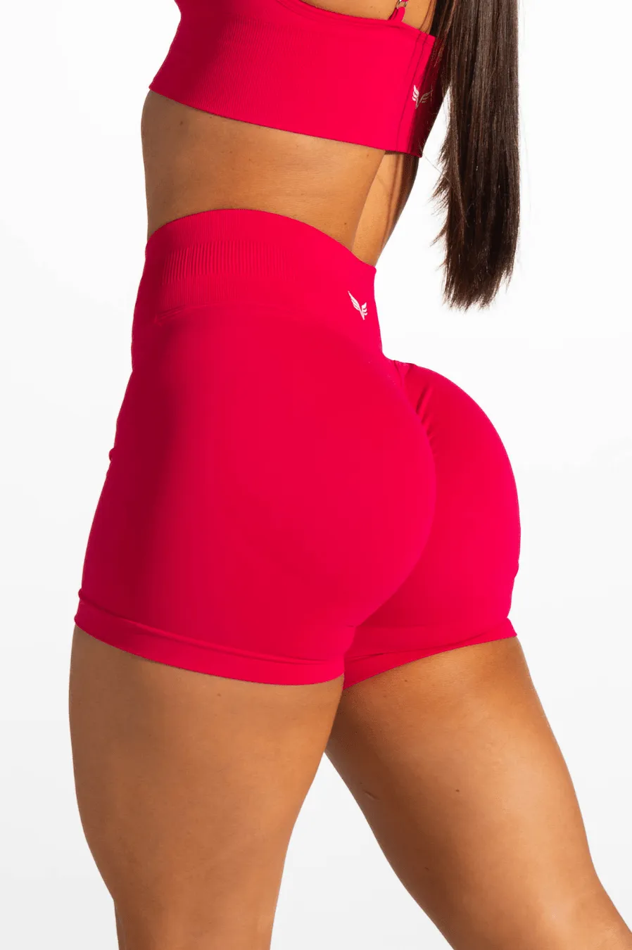 Club Athletica  Flex Seamless Shorts 2.0 Apple Red