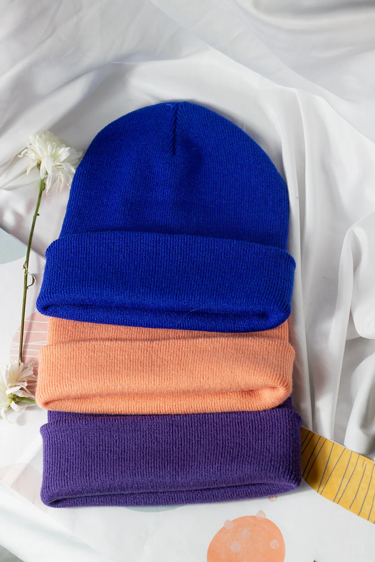 Cobalt Blue Beanie Hat