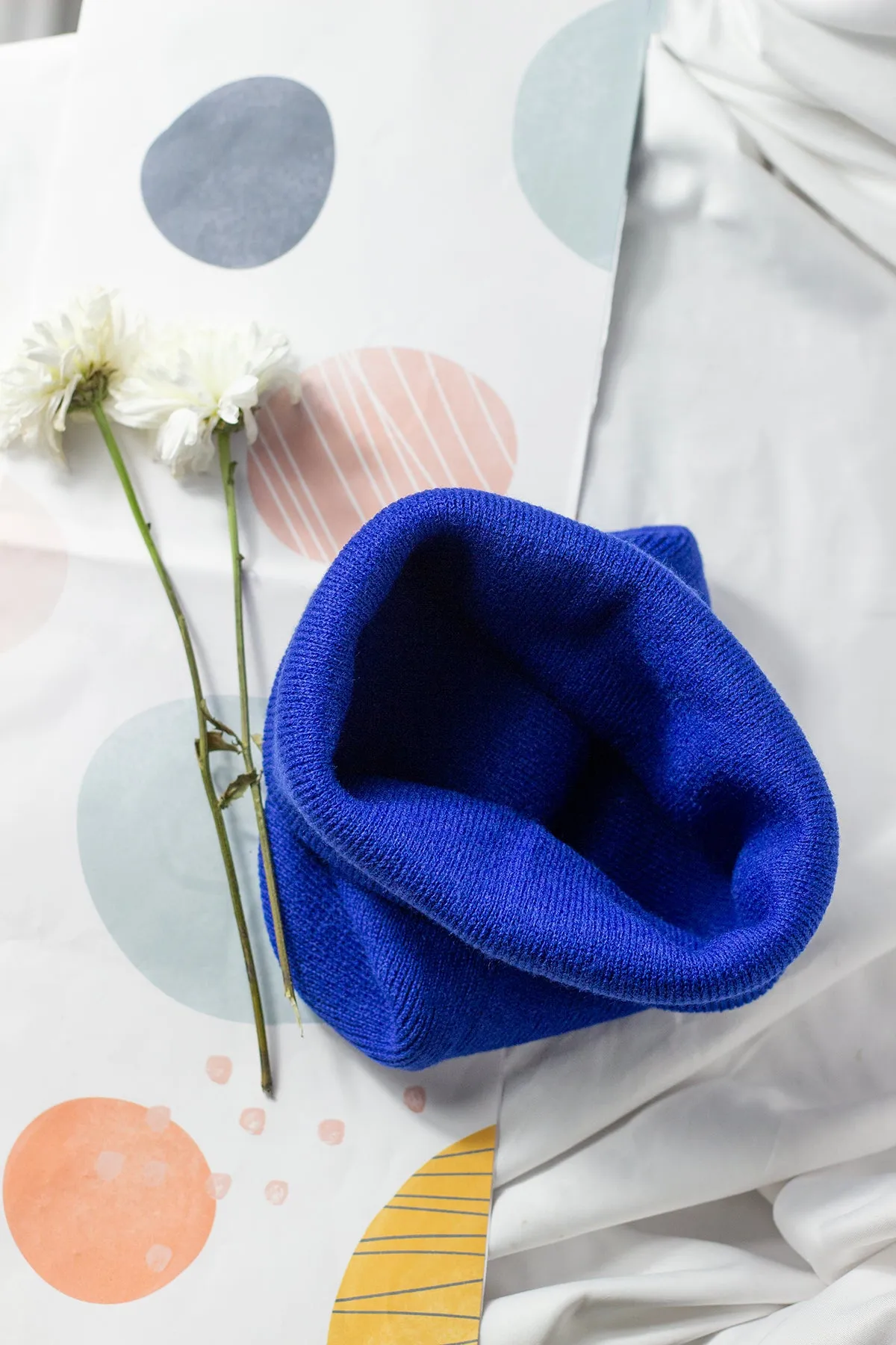Cobalt Blue Beanie Hat