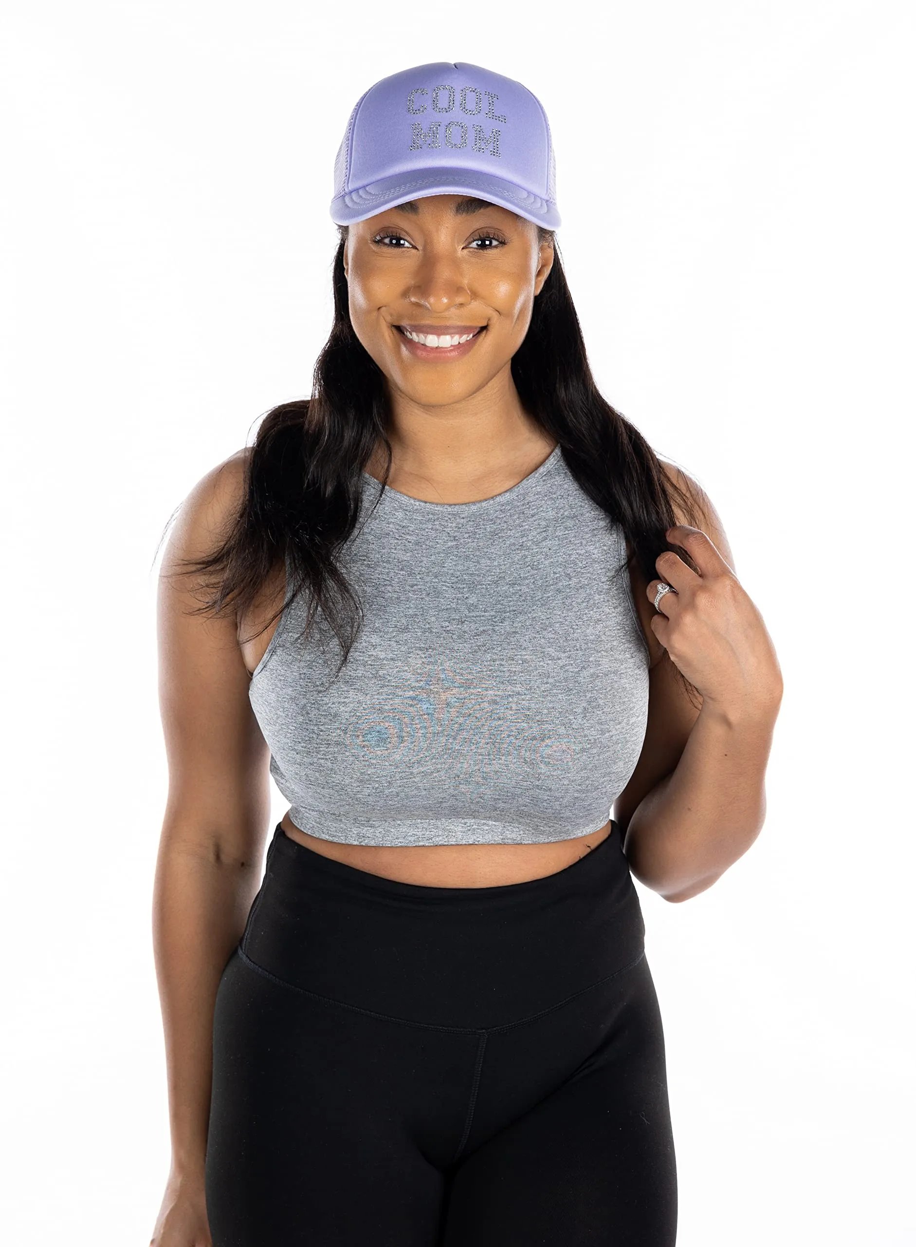 Cool Mom - Rhinestone Embellished Trucker Hats by Funky Junque