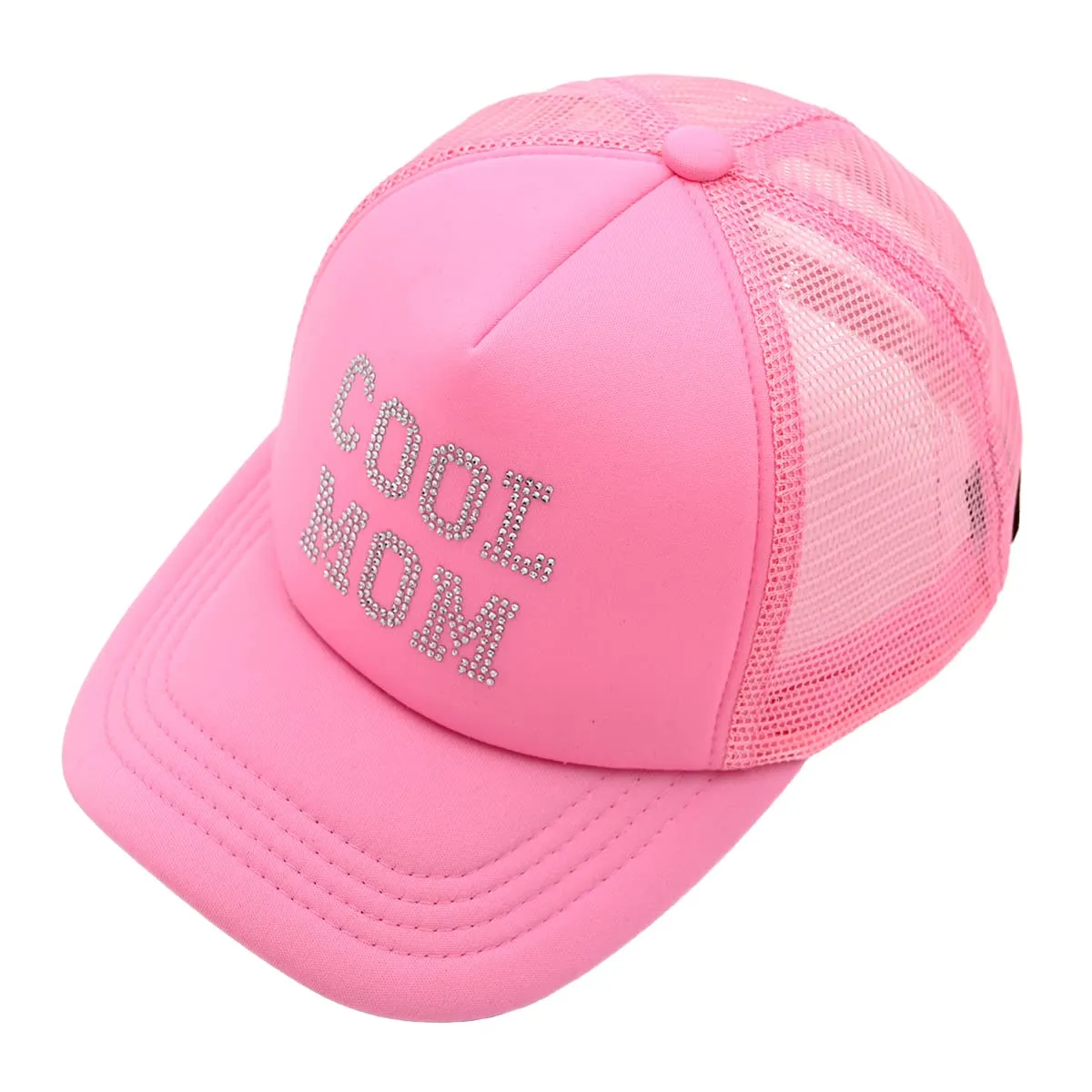 Cool Mom - Rhinestone Embellished Trucker Hats by Funky Junque