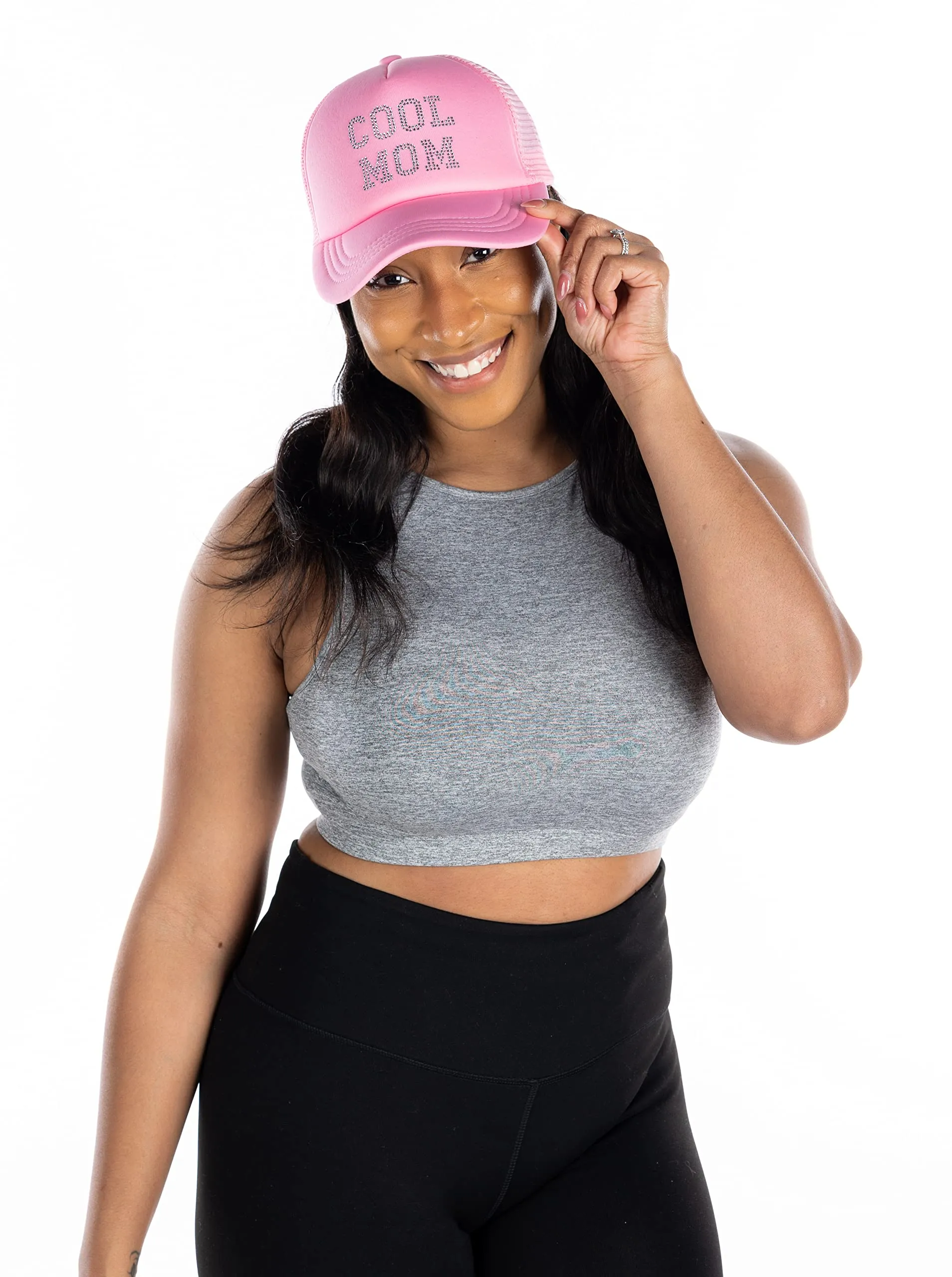 Cool Mom - Rhinestone Embellished Trucker Hats by Funky Junque