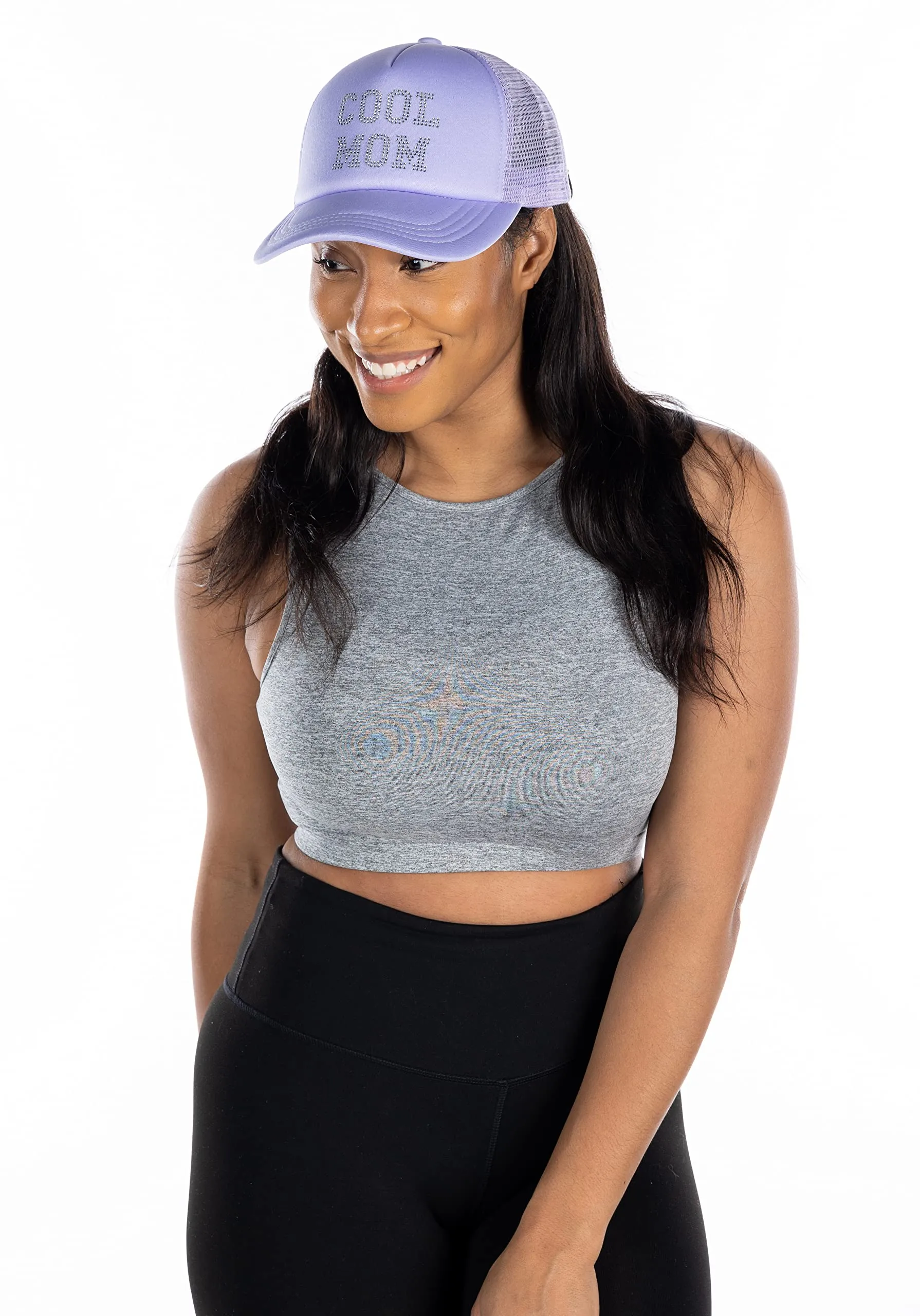 Cool Mom - Rhinestone Embellished Trucker Hats by Funky Junque