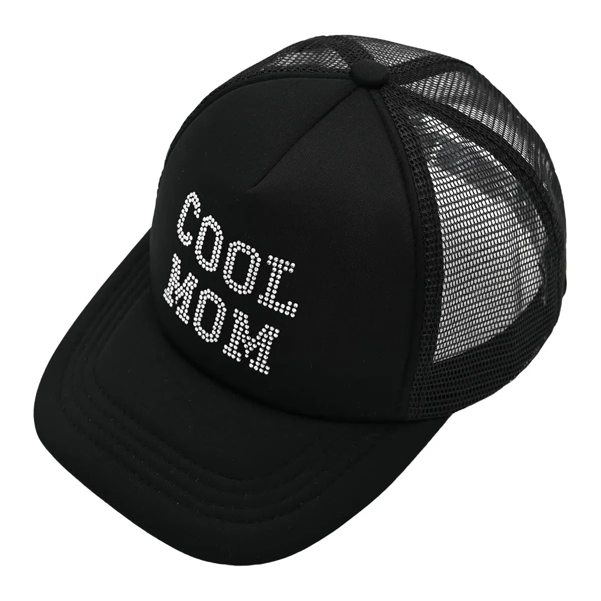 Cool Mom - Rhinestone Embellished Trucker Hats by Funky Junque