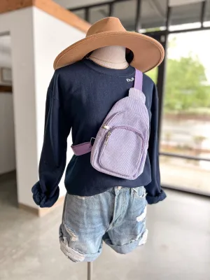 Corduroy Sling - Lilac