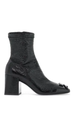 Courrèges Stretch Vinyl Ankle Boots