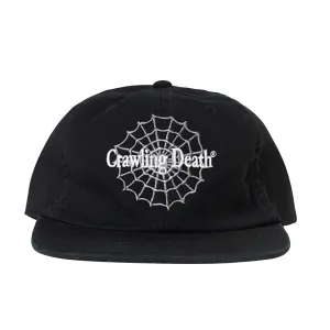 Crawling Death - Web Logo Embroidered Cap Black