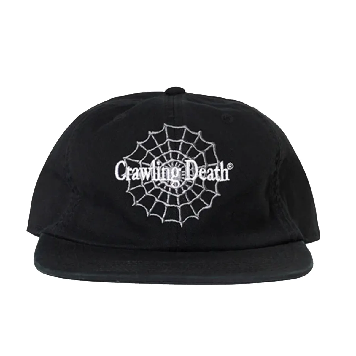 Crawling Death - Web Logo Embroidered Cap Black