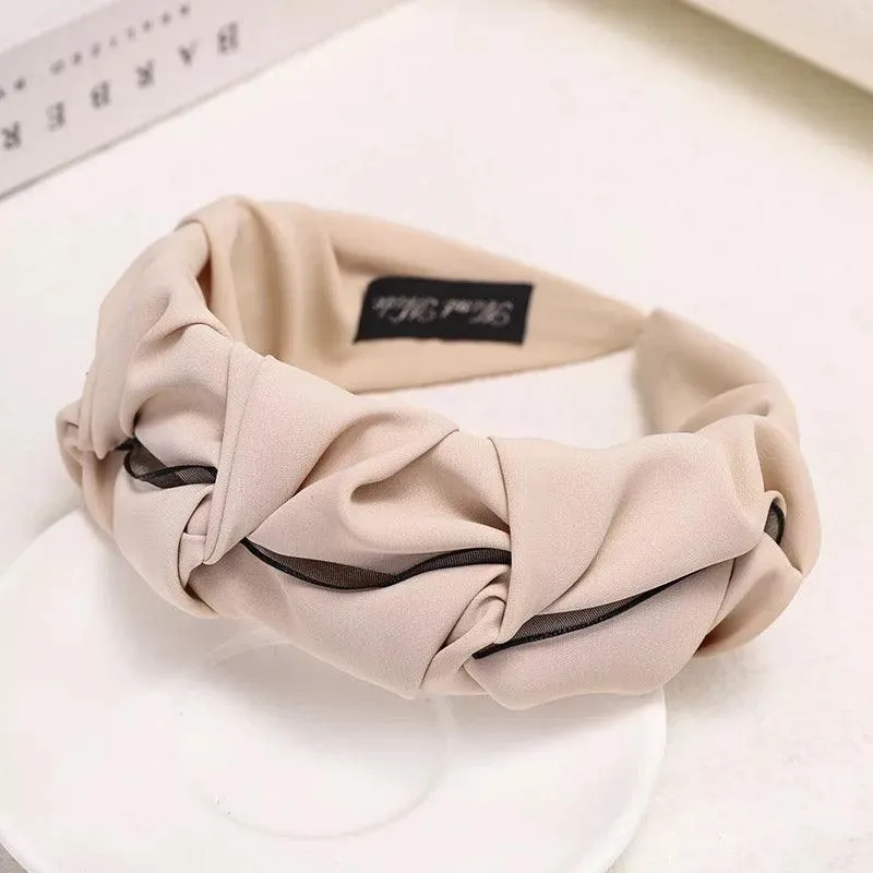 Cream Plastic Head Turner Hairband