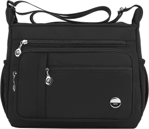 Crossbody Bag for Women, Multiple Pockets Handbag with Top Handle