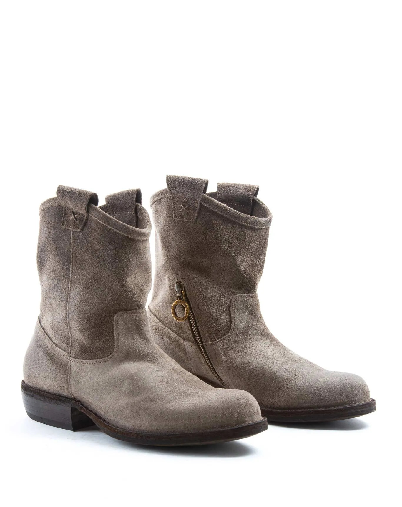 CRUNA Taupe Suede Boots