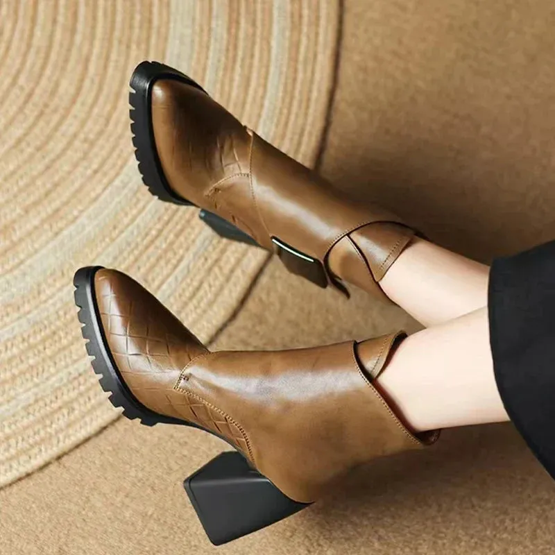 Cut-Out Ankle Boots | Western-Inspired | Bold & Stylish
