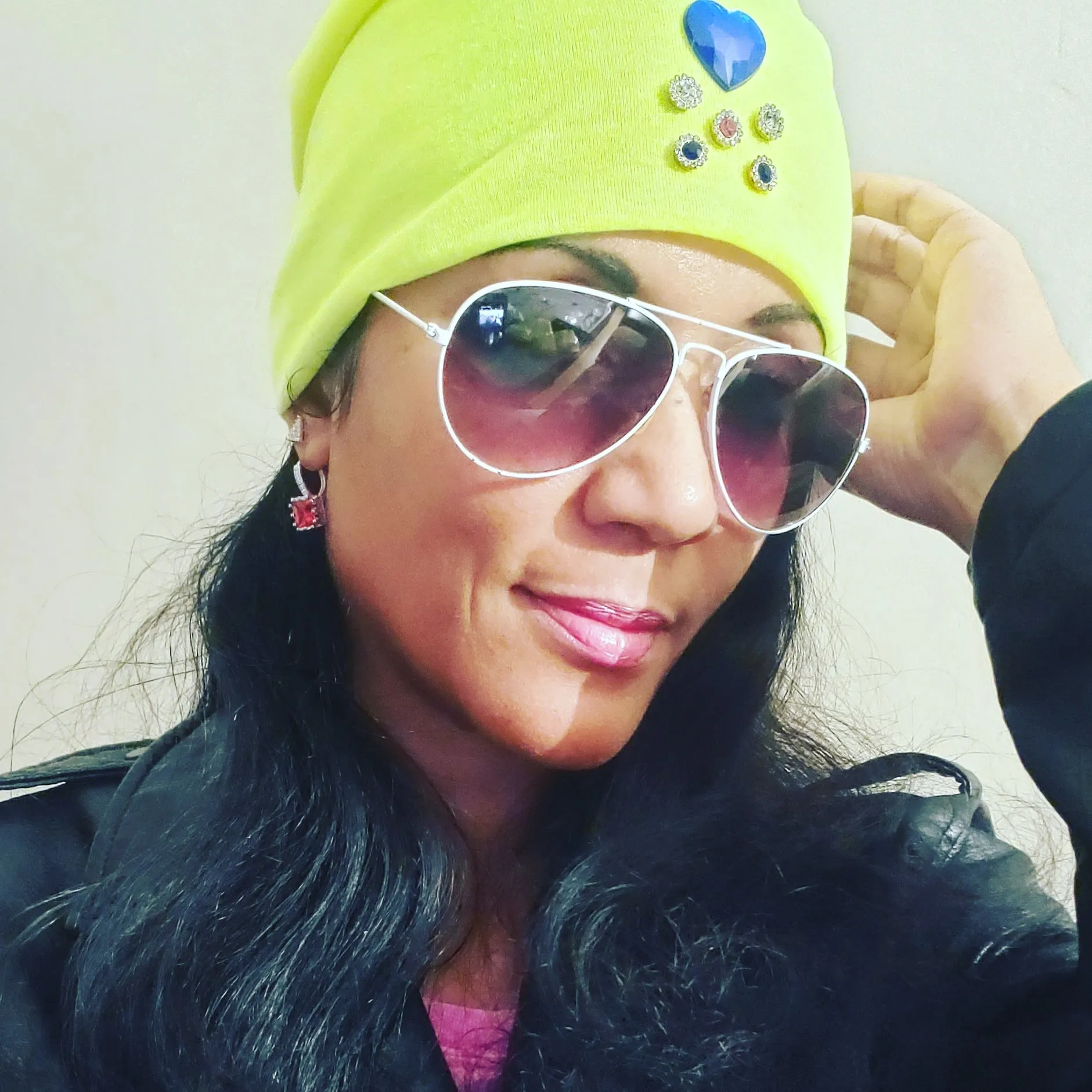 Cute Colorful Rhinestone Beanies hats knit Hat's