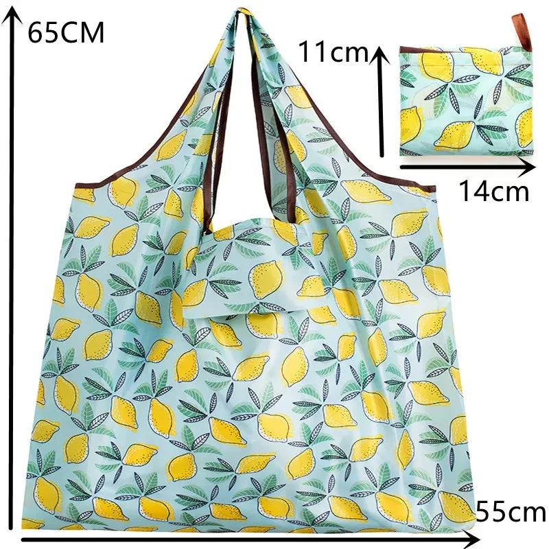 Cute Print Large Eco Tote Bags