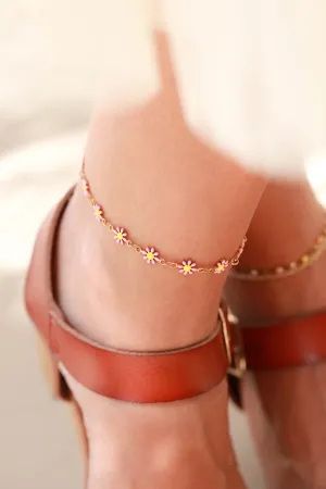 Daisy Chain Anklet