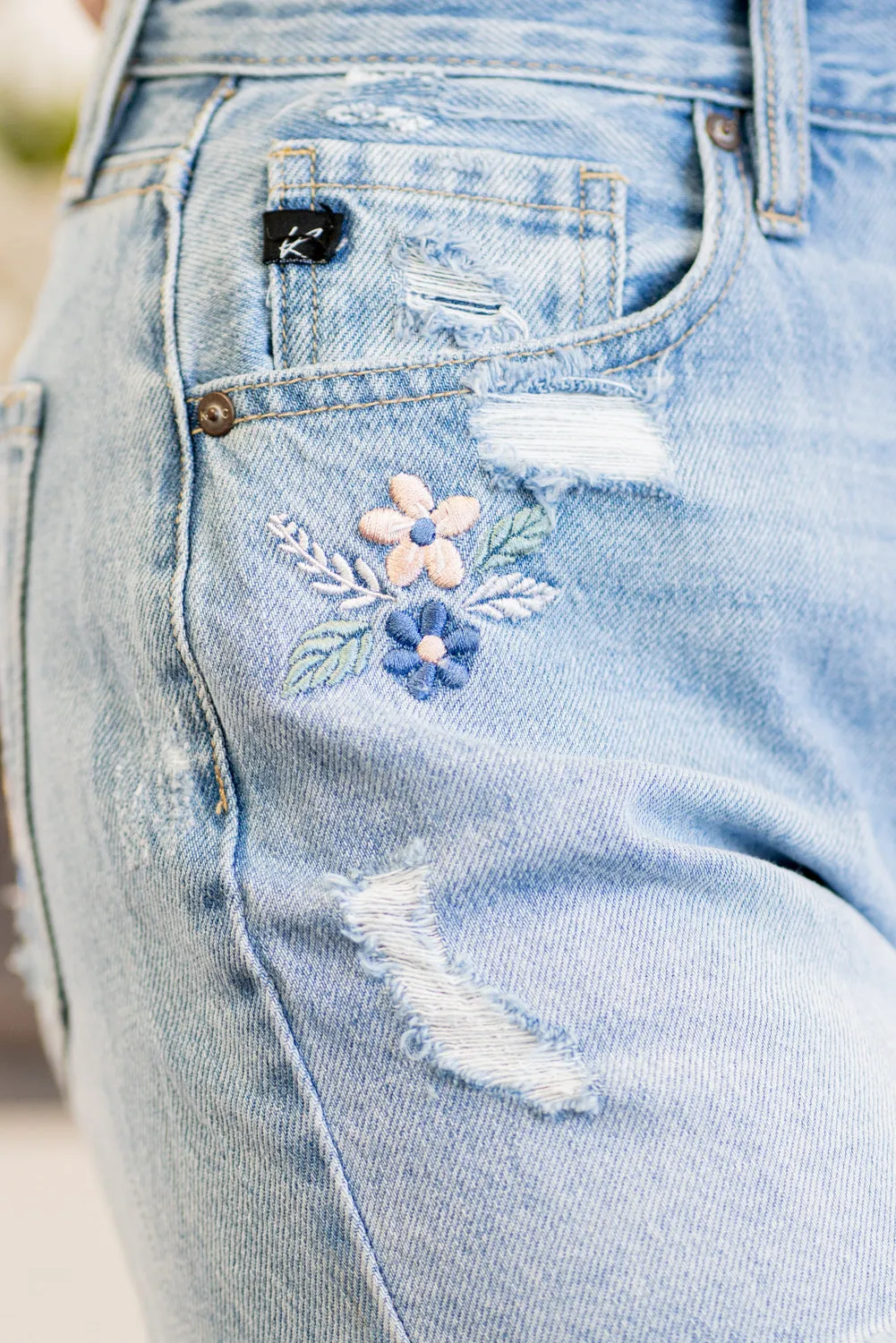 Daisy Floral High Rise Shorts