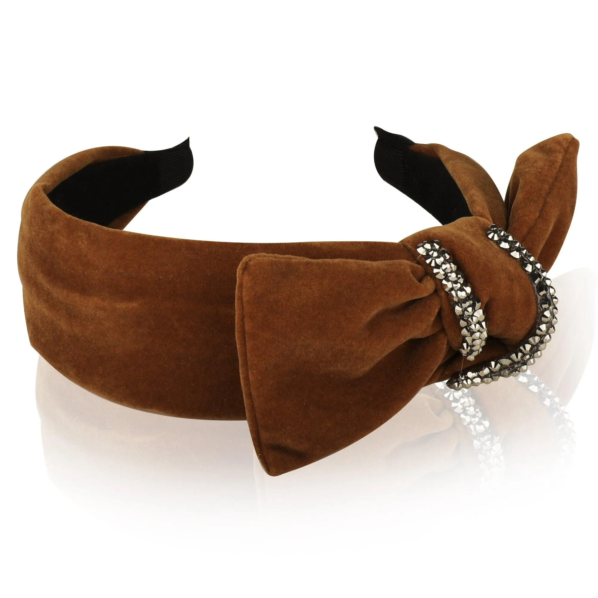 Dark Chocolate Plastic Vintage Love Hairband