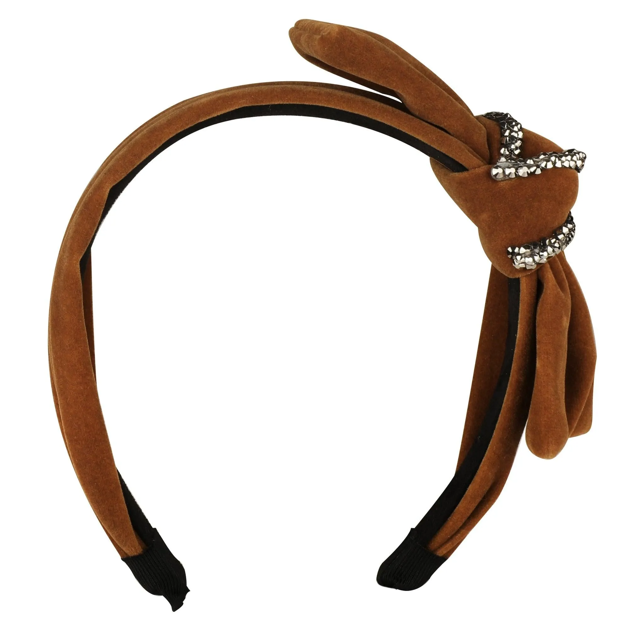 Dark Chocolate Plastic Vintage Love Hairband