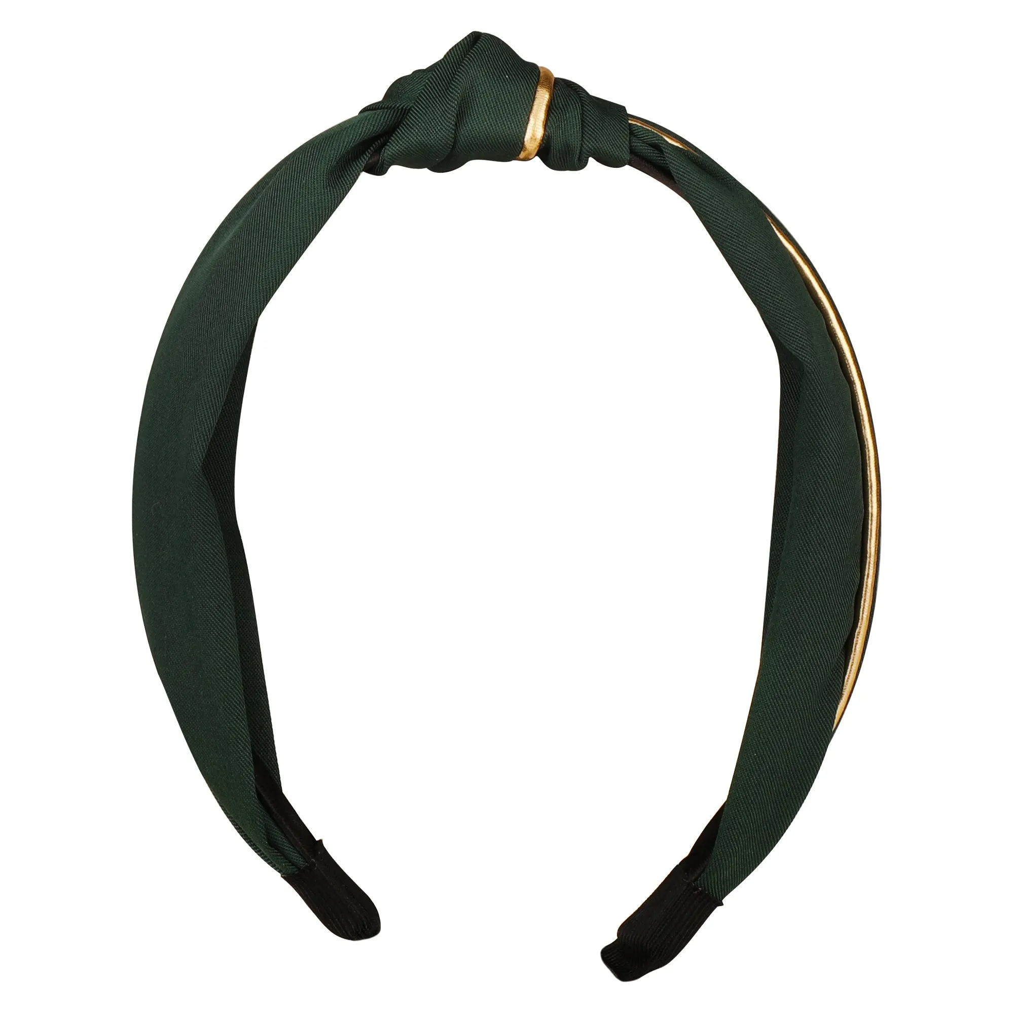 Dark Green Plastic Caffeine and Dine Hairband