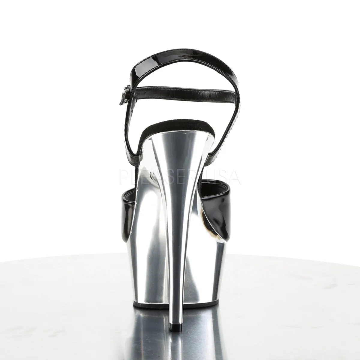 DELIGHT-609  Black/Silver Chrome