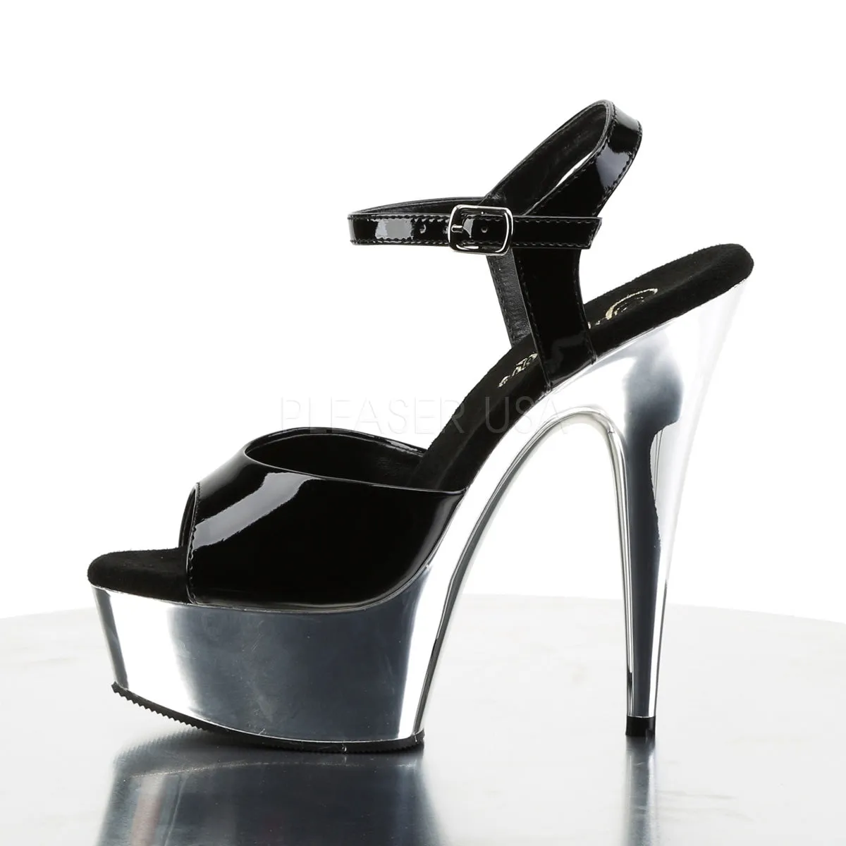 DELIGHT-609  Black/Silver Chrome
