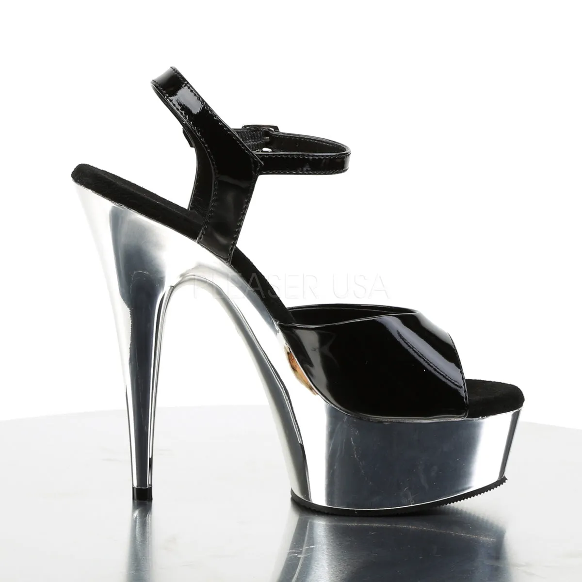DELIGHT-609  Black/Silver Chrome