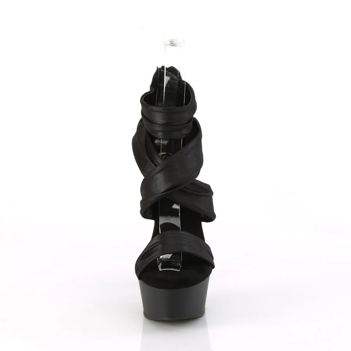 DELIGHT-620  Black Faux Le-Fabric/Black Matte