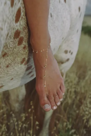 Delphine Shaker Foot Chain